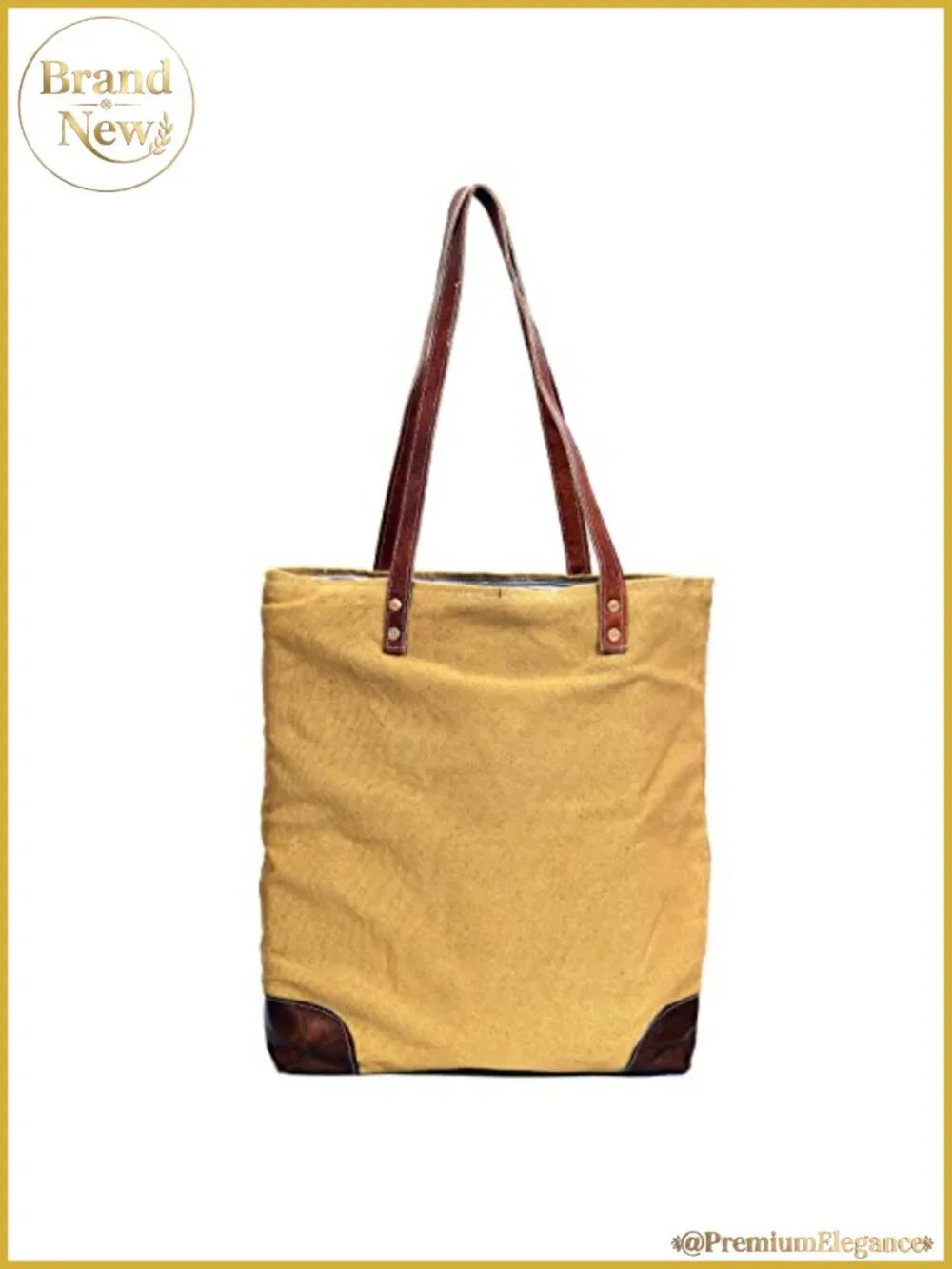 Upcycled Canvas & Leather Handbag, Tote for Women, Handmade Hobo, 16 Inch Height